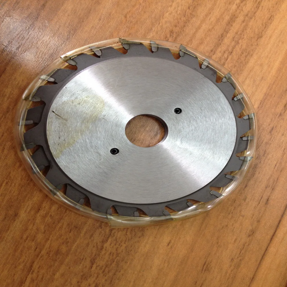 

Free shipping of high quality 120*2.8-3.6*22*12+12T TCT adjustable scoring blade for Scoring Aluminum plate/alunimun