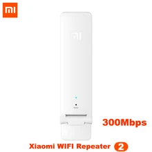 Xiaomi Wi-Fi ретранслятор 2 усилитель-удлинитель 2 Универсальный Repitidor Wi-Fi адаптер 300 Мбит/с Беспроводной усилитель сигнала WiFi сигнала