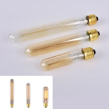 E27 40W 220V Эдисона лампочка T10 T185 T225 накаливания ампул винтаж подвесной светильник Ретро лампа накаливания Эдисона