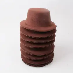 BROWN13cm чародей шляпы DIY accessoriesmillinery аксессуары для волос партии чародей база дамских волос mini top hatMYQH002