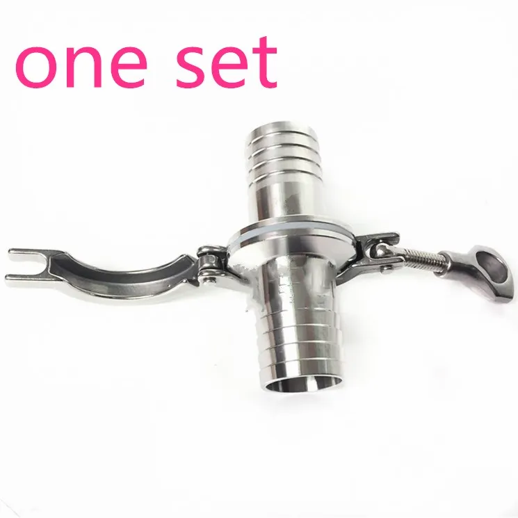 

Stainless Steel SUS SS 304 Sanitary 25mm Hose Barb Ferrule Type Set + Tri Clamp + PTFE Gasket