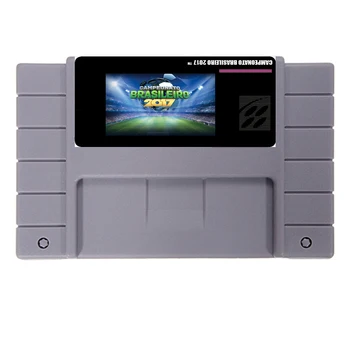 

New arrival 16bit super game card Campenonato brasil 2017