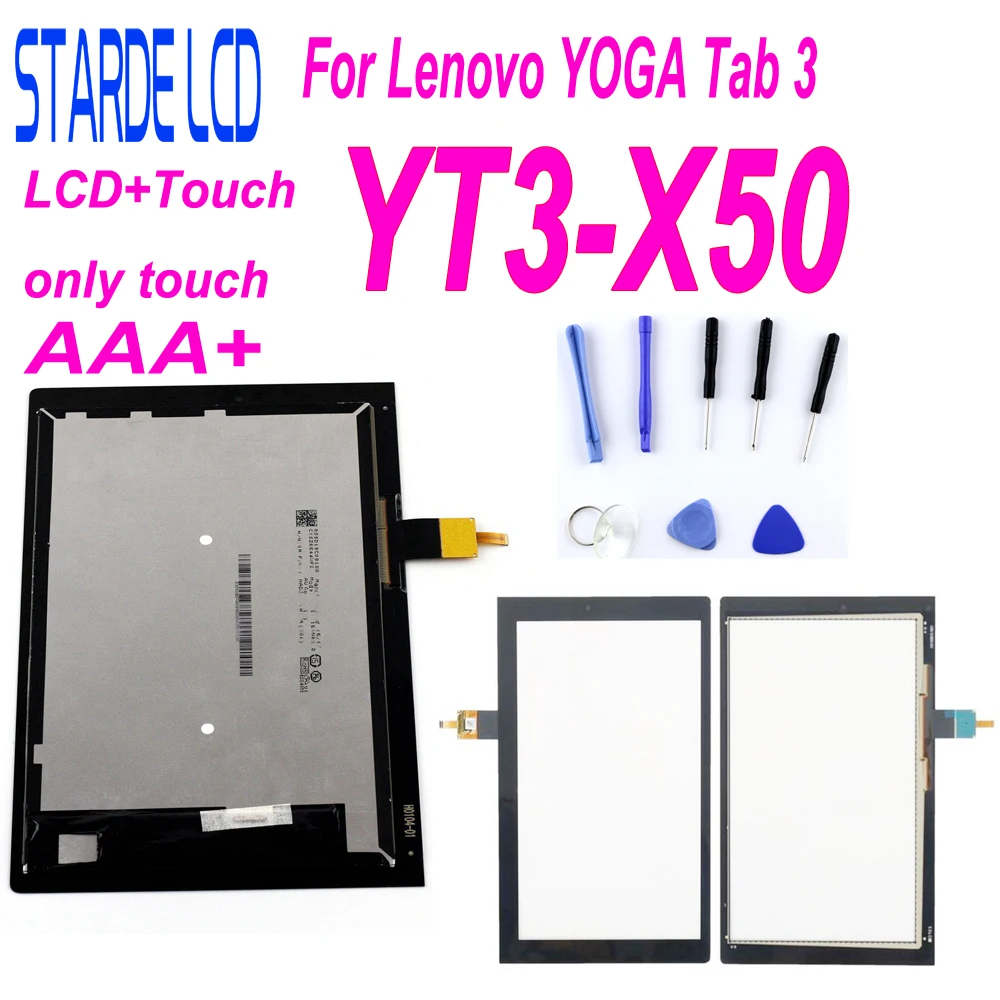 

10.1 inch For Lenovo YOGA Tab 3 YT3-X50 YT3-X50F YT3-X50M LCD Display Touch Screen Digitizer Assembly Replacement LCD