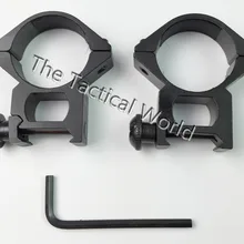 1 пара тактических 30 мм прицела кольца низкий профиль Пикатинни Вивер 20 мм рейку тяжелых для винтовки фонарь-лазер прицел