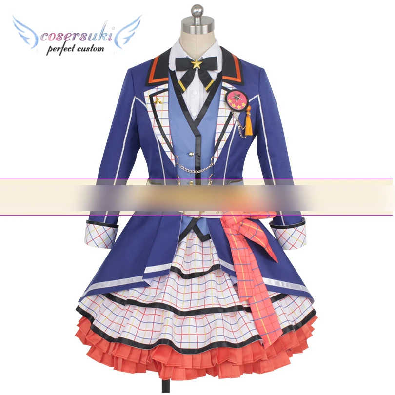 Взгляд! Для девочек! Костюм для косплея Kasumi Toyama одежда выступлений на сцене