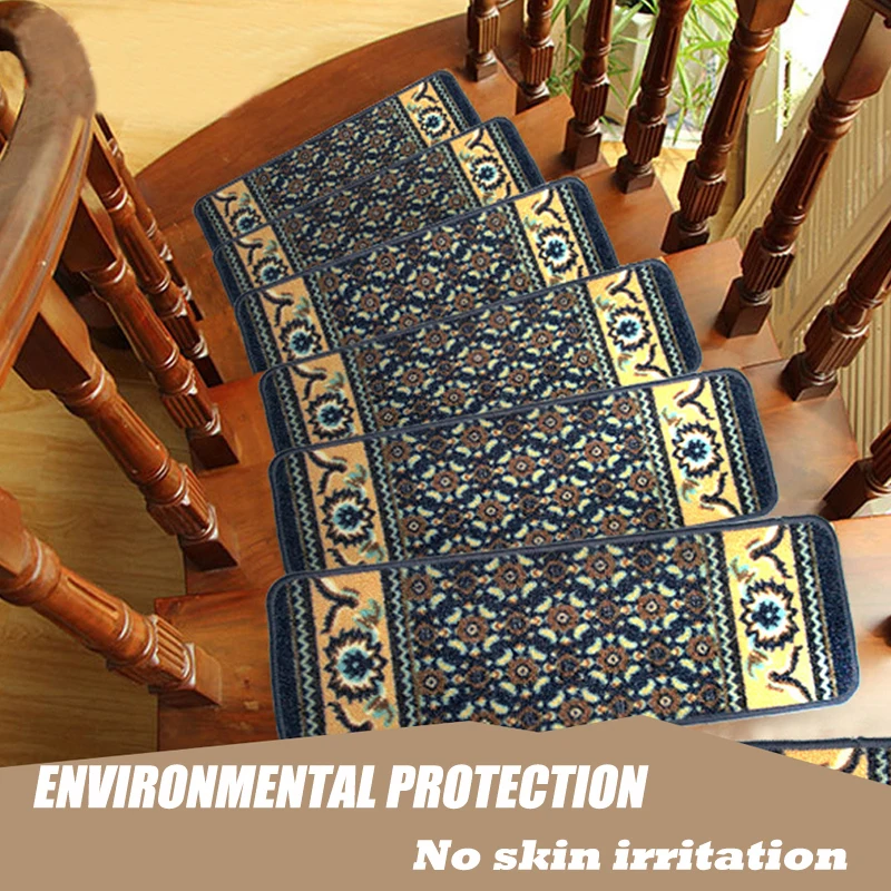 EHOMEBUY Carpet 1 Piece No Glue Washable Stair Mats Luxury Romance Sound Absorption Comfortable Soft Environmental Protection EHOMEBUY Carpet 1 Piece No Glue Washable Stair Mats Luxury Romance Sound Absorption Comfortable Soft Environmental Protection