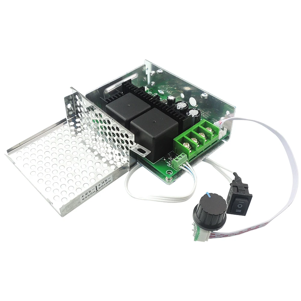 

DC 10-50V 40A PWM DC Motor Speed Control Controller Programable HHO Control 12V 24V 36V 48V CW CCW Forward Reverse Switch