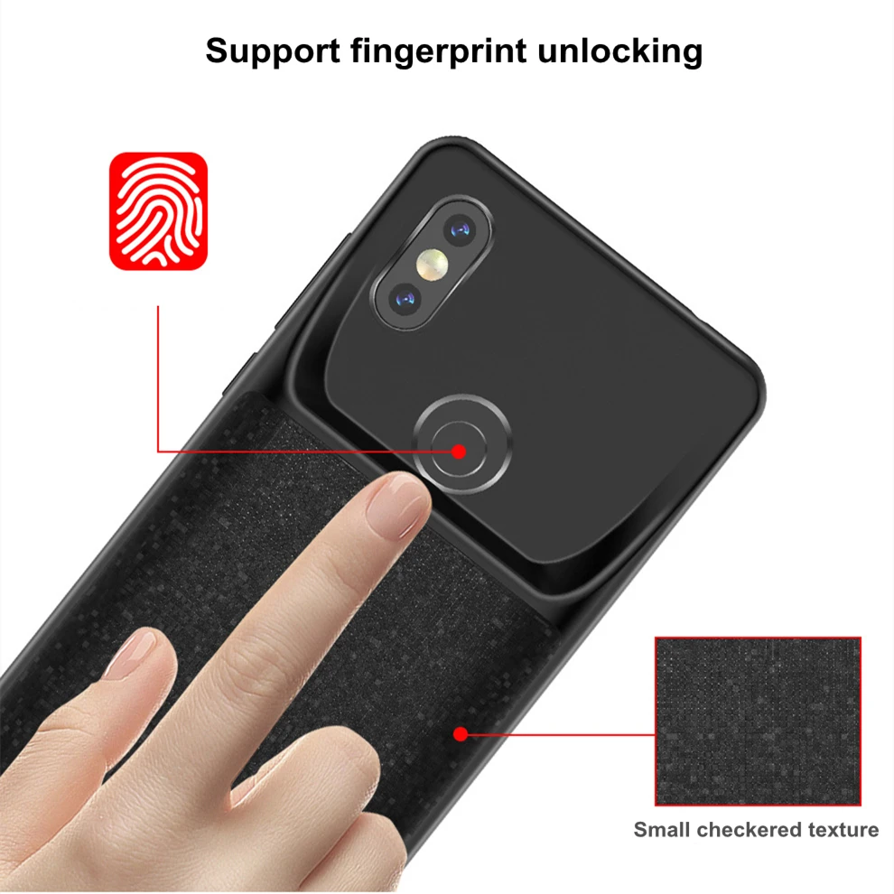 Чехол NTSPACE для внешнего аккумулятора Xiaomi Mi 6X чехол с аккумулятором 4700 мАч