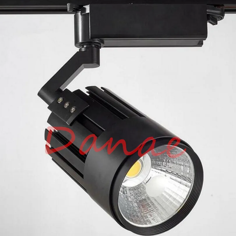 Faixa de Luz o Envio Gratuito de 10 Lote Alta Potência 40 w Cob Led 2 Fios 1 Fase Levou Ferroviário Holofotes Quente Branco Fresco Regulável 110 v 220 Pçs - 3 High Quality Luzes e Iluminação