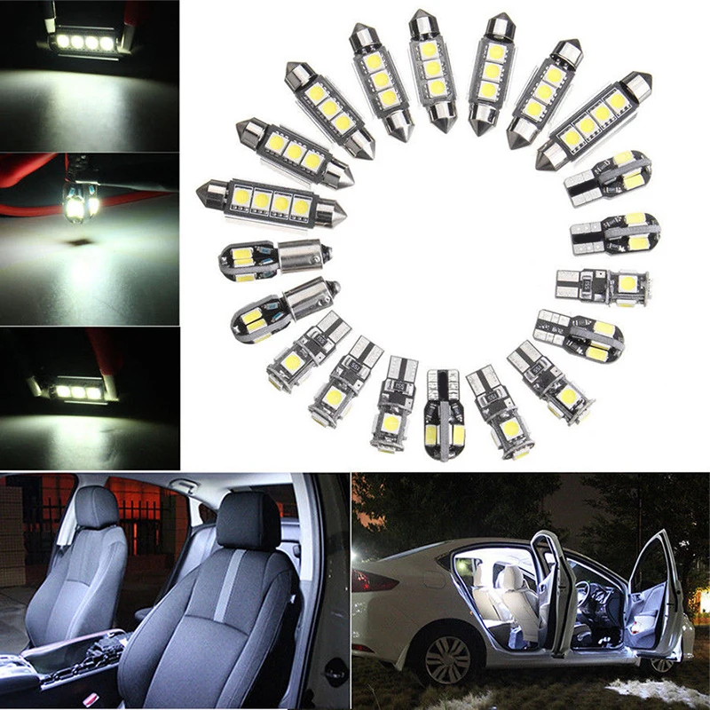 

20PCS/SET Car Interior LED Light For BMW 5 Series E39 525i 530i M 1997-2002 2003