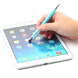 Новый 2 в 1 Сенсорный экран Стилус Шариковая ручка для iPhone iPad samsung смартфон дропшиппинг