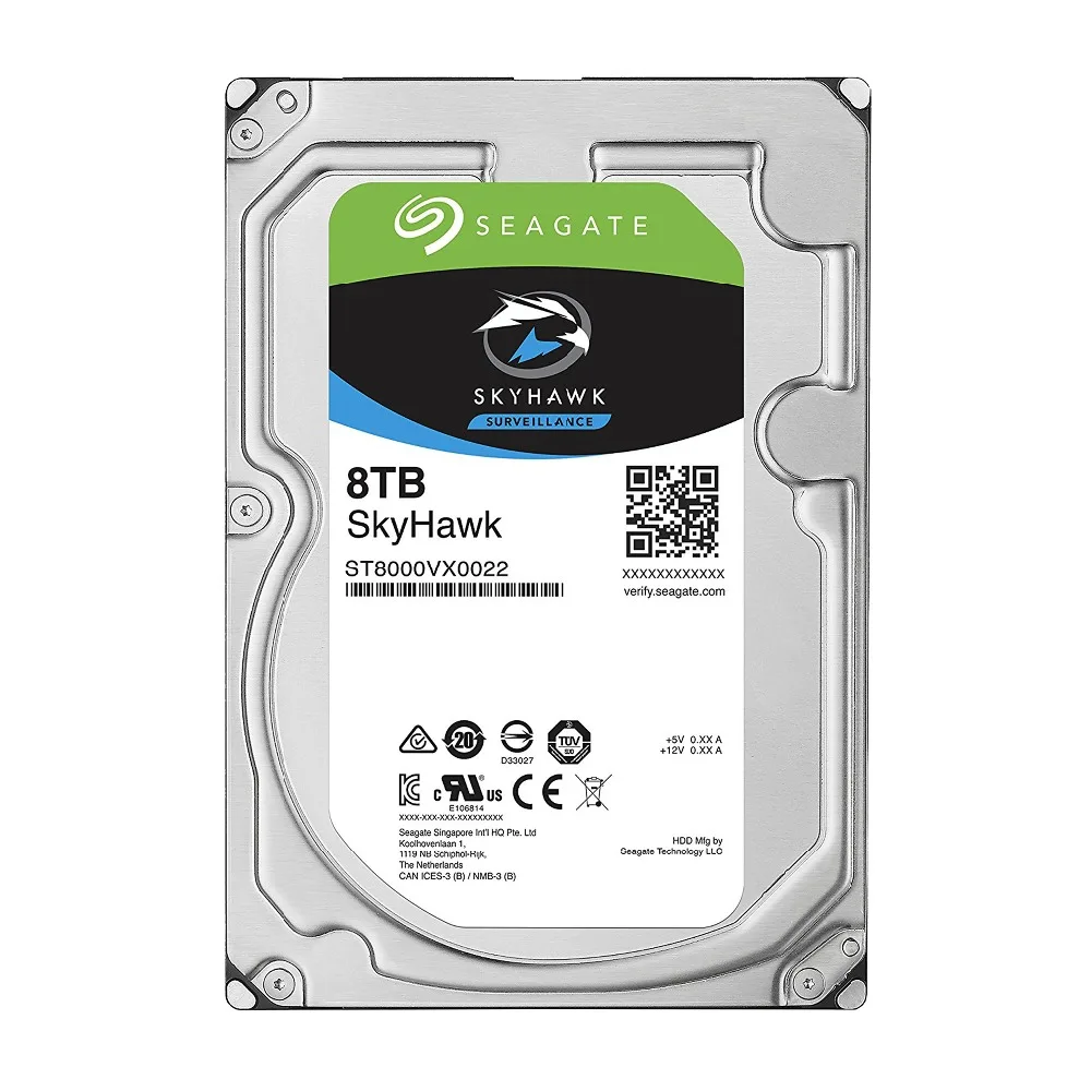 

Seagate ST8000VX0022 8TB Video Surveillance HDD Internal Hard Disk Drive 7200 RPM SATA 6Gb/s 3.5 inch 256MB Cache HDD Hard Disk