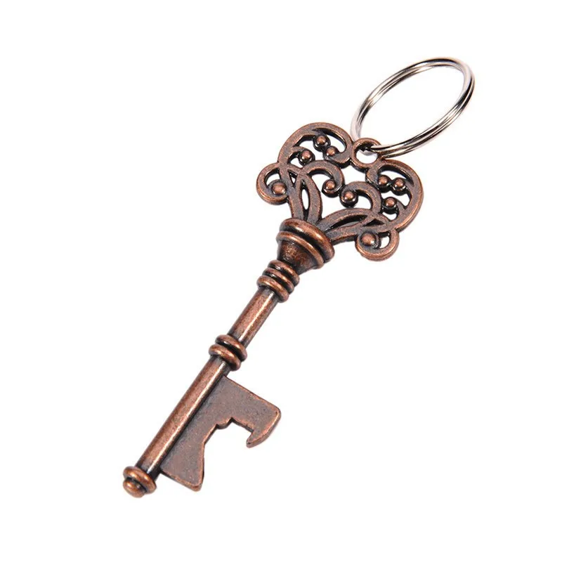 Портативный ретро металлический, в форме ключа пивная бутылка барная открывашка инструмент брелок для ключей подарок AB