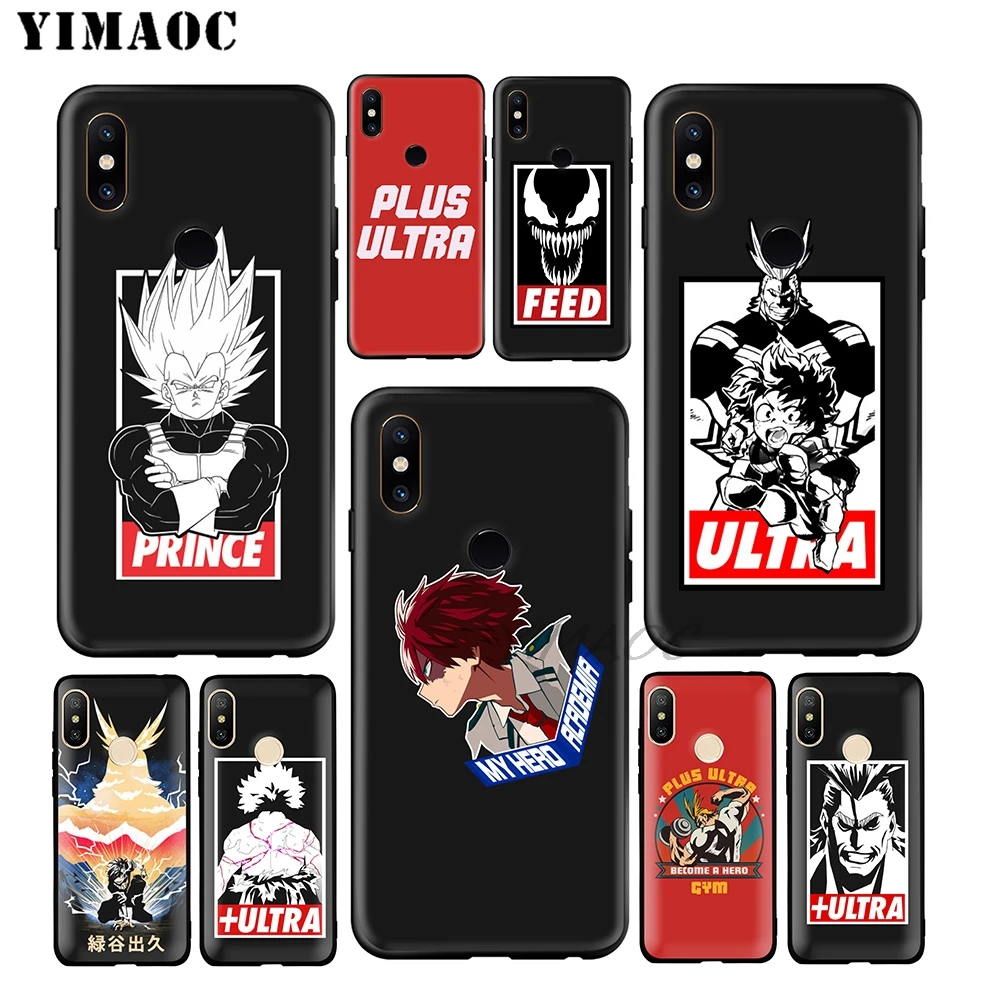 YIMAOC My Hero Academia Plus Ultra Soft Case for Xiaomi Redmi Note 7 6 6A 5 4 4X 4A 5A S2 7A GO K20 Pro |