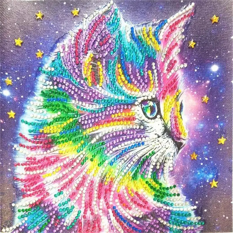 

DIY Diamond Painting Cross Stitch People 3D Mosaic Picture Special Shaped Diamond Embroidery Bead Home Decor XZH002