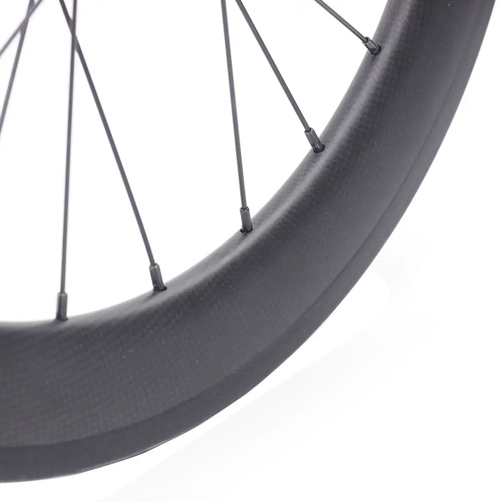 Silverock карбоновые колеса 2" 1 1/8" 451 дисковый тормоз 50 мм Clincher для груза Minivelo складной велосипед на заказ 2" велосипедная колесная пара