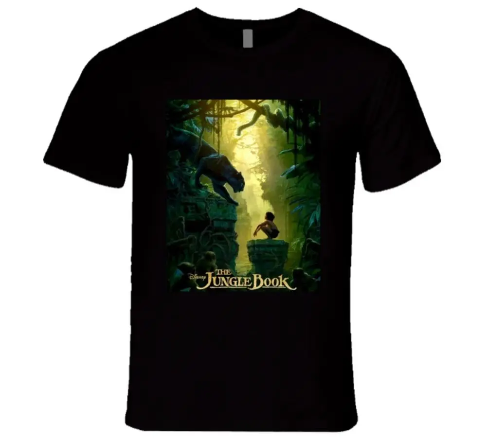 Gildan the jungle book real life movie 2016 cool concept T Shirt | Мужская одежда