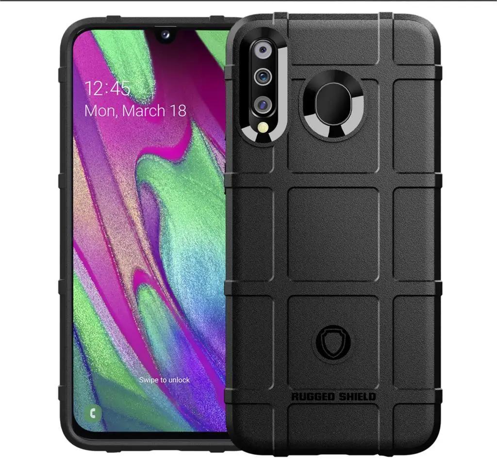 

For Samsung Galaxy A40S Case A3050 Soft Silicone Rugged Shield Shockproof Armor Protective Back Cover Case For Samsung A40S