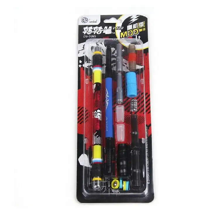 

Spinning Pen 5095 V 12(with 2 Pens) Non Slip Coated Spinning Pen Champion Spinning Rolling Pen Ball Point