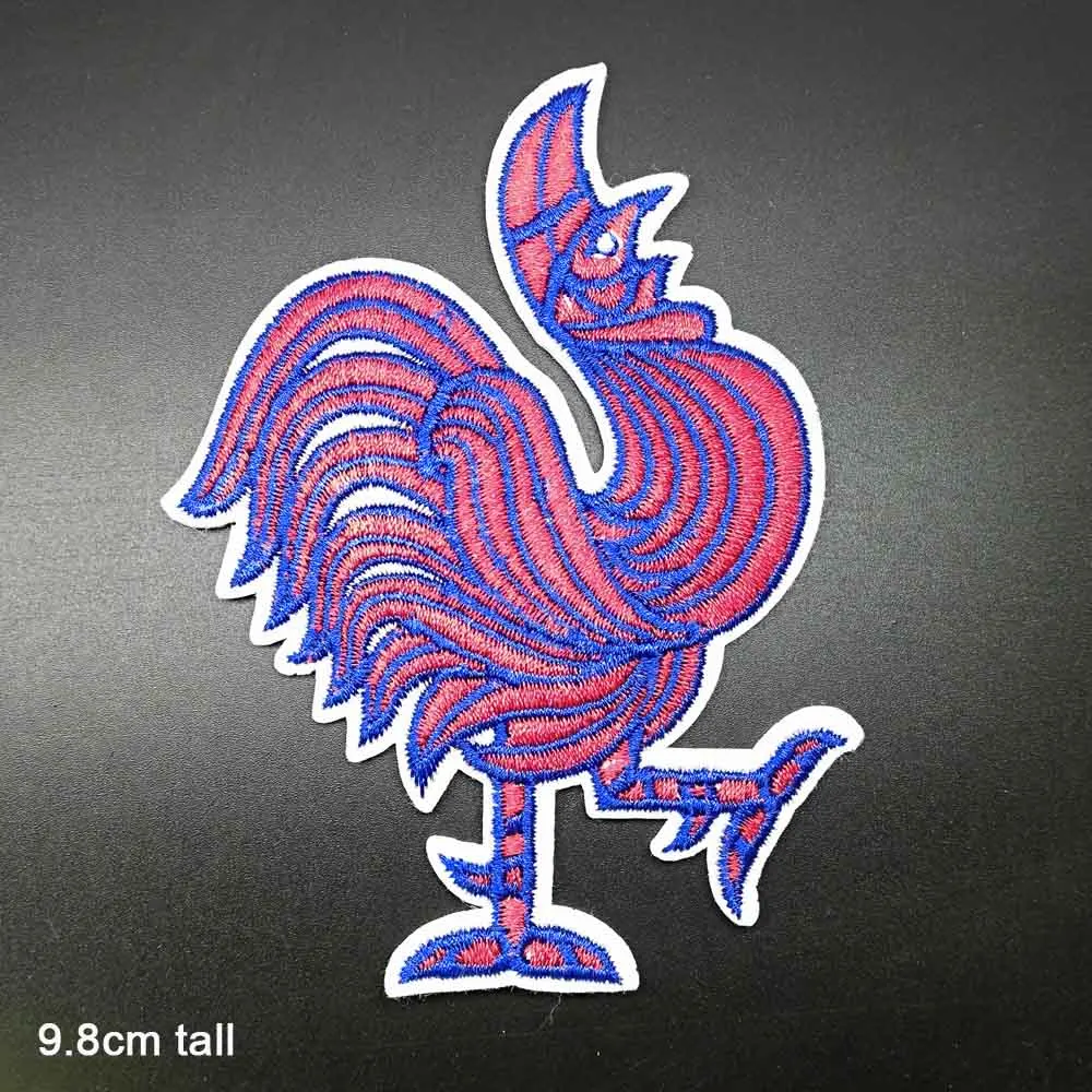 

Cartoon Blue Cock Tiger Dog Iron on Embroidered Cloth Patch For Girls Boys Clothes Stickers Apparel Garment Accessories