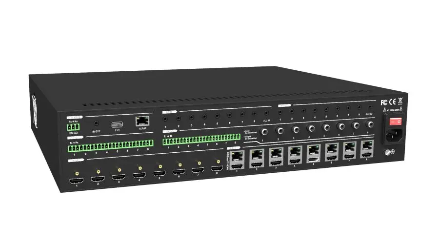 8x8 HDMI к HDBaseT матрице с поддержкой 2 0 и HDCP 8 выходов CEC EDID manage|Операционные усилители|