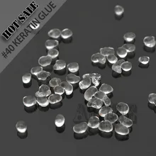 Клей для наращивания волос 1000 г Кератин для наращивания волос термоклей Кератиновый клей Италия