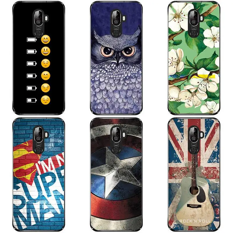 

Soft Silicon phone case cover For Oukitel U18 phone shell Colorful printing design Painted Soft TPU case shell Flower