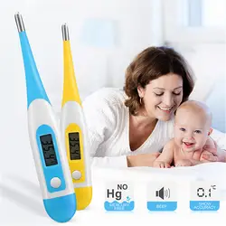 2cps/лот термометр для маленьких детей ЖК-дисплей цифровой термометр водостойкий взрослый оральный Ректальный подмышки детские термометры