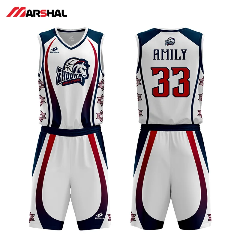 Customized short sleeve shirts design clearance basketball uniforms