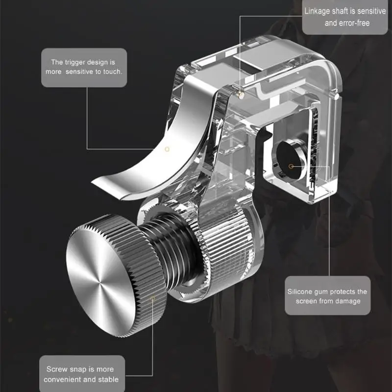 2 шт. геймпад для мобильного телефона джойстик палец огонь цель Кнопка триггер L1 R1 шутер металлический ключ для PUBG