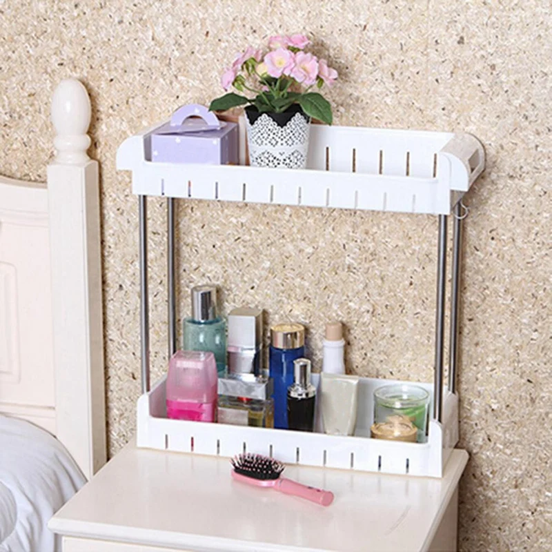 

Kitchen Storage Rack Shelf Slim Slide Tower Movable Assemble Plastic Bathroom Shelf Wheels Space Saving Organizer