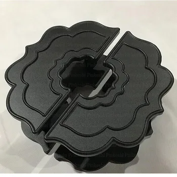 

Cloud shape red antique copper color glass door handle, wooden door caving handle