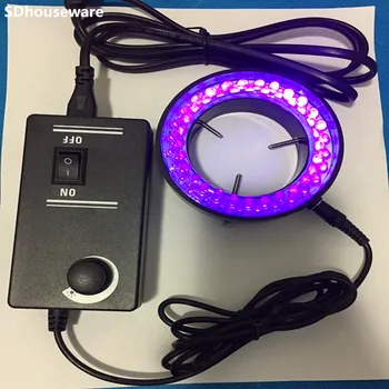 

Microscope Purple LED Ring Light Instrumentation special lighting fixtures Installation aperture 60mm Machine vision inspection