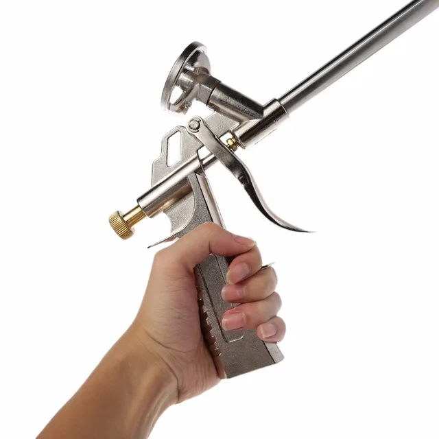 31.6×19.5cm Alloy Foam Expanding Spray Gun Sealant Dispensing PU Insulating Applicator Tool