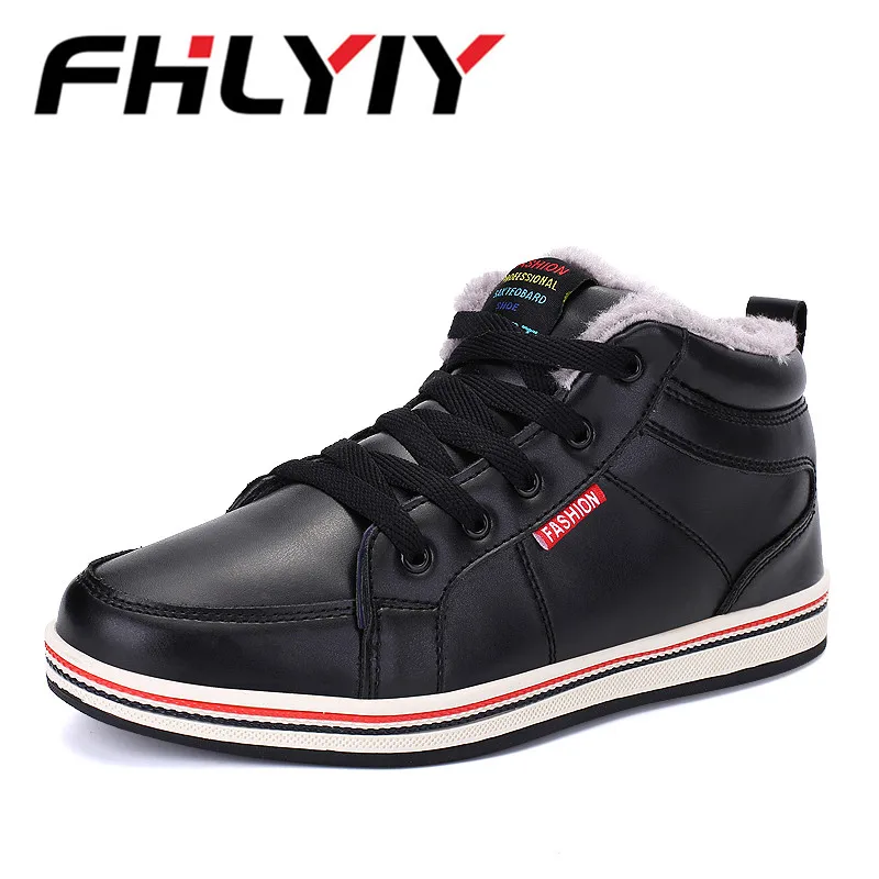 

New Fashion Men Winter Shoes Snow Boots Plush Inside Antiskid Bottom Keep Warm Waterproof Ski Boots Bota Masculina