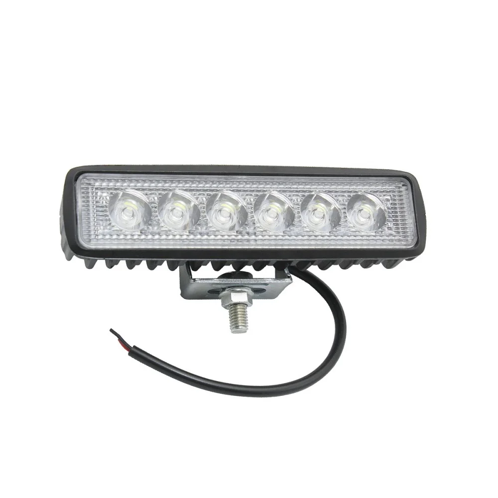 

1PC ANBLUB 6 inch 18W LED Car Work Light Bar DRL Light 12V Motorcycle Truck Trailer Lorry Offroad SUV 4X4 ATV 4WD Work Lamp