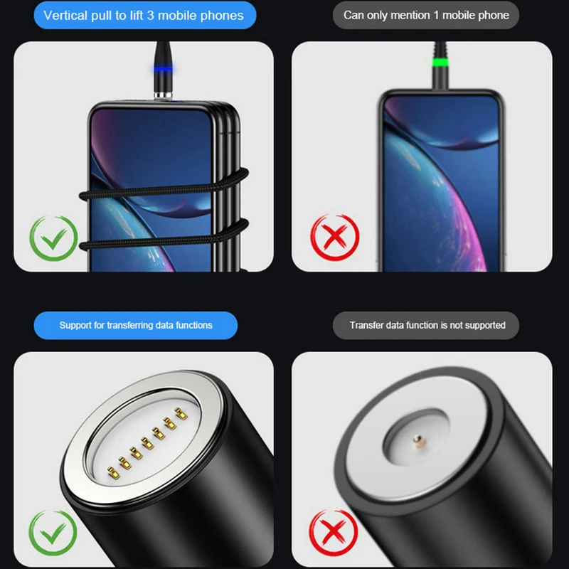 MOOJECAL 5A Магнитный кабель type C Micro usb быстрый заряд кабеля для iPhone XR X 7 8 для Samsang S9 Магнитный Usb c зарядное устройство