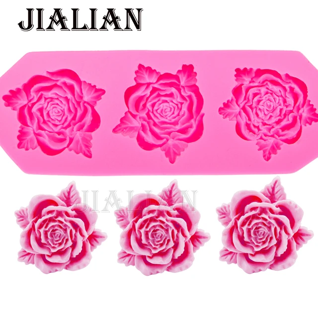 Silicone Press Cake Decorating Tool  Silicone Mold Fondant Flowers - 29  Flower - Aliexpress