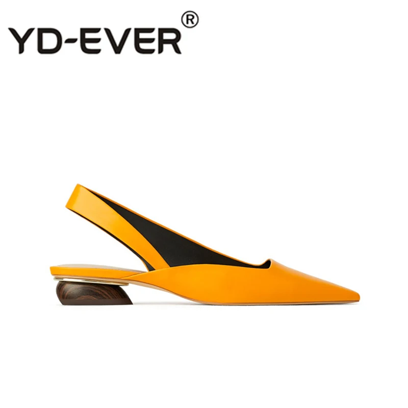 

Shoes Women zapatos de mujer Pointed-toe Flats Back Strap chaussures femme Fashion Brand Mules 2019 Spring New Ladies footware