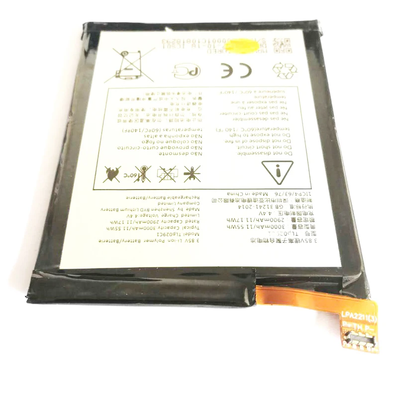 Оригинальный новый аккумулятор TLp029C7 3000 мАч Сменный для Alcatel 3C / 3V мобильный