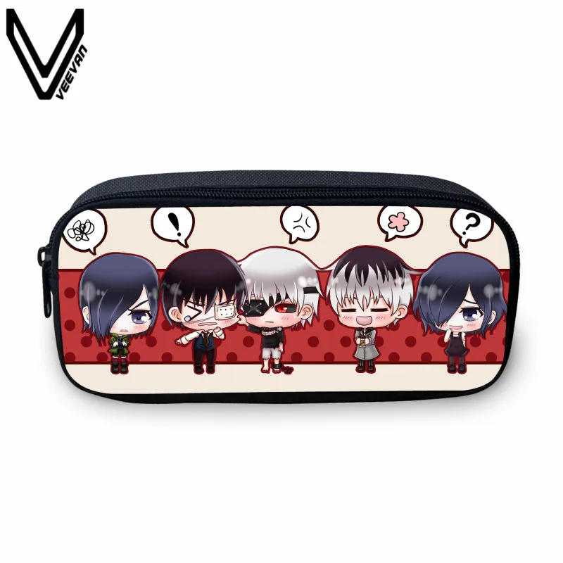 VEEVANV 2019 милый Аниме Tokyo Ghoul Чехол-карандаш сумки повседневная мультяшная