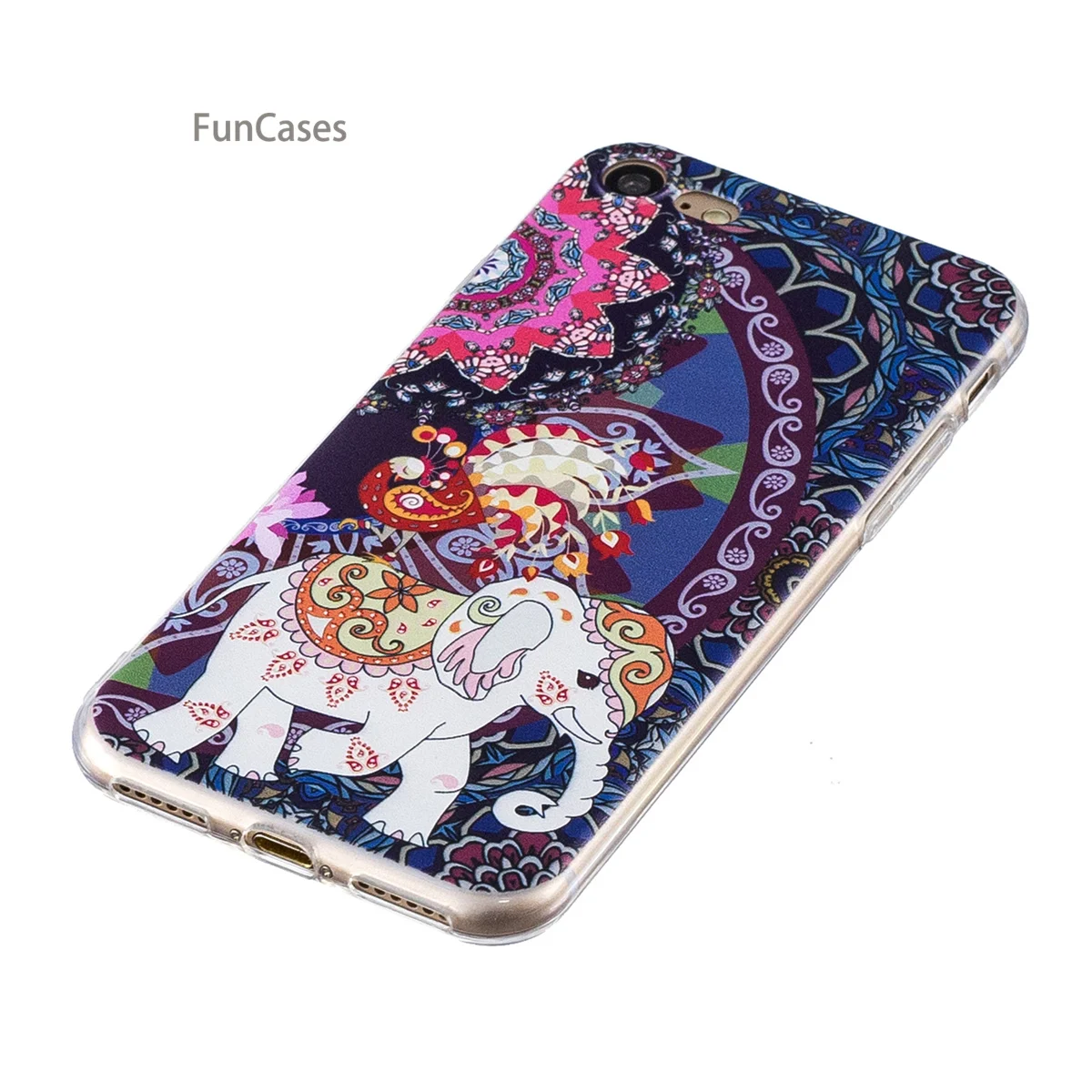 Panda Cover sFor Celular iPhone 7 Soft Silicone Phone Case Positivo Glossy Cellphone Case For iPhone 8 Venta Capa Etuiji