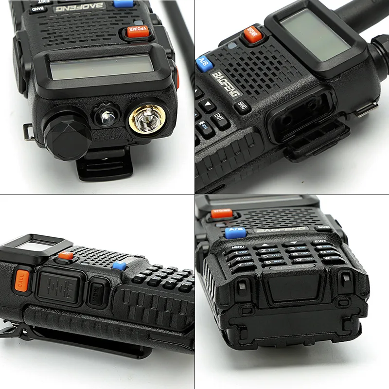 Baofeng UV-5R 8 Вт портативная рация мини Портативная 10 км дальность двухстороннее радио УКВ Двухдиапазонная портативная fm-приемопередатчик CB радио