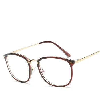 

2018 Fashion TR90 Frame High Quality Clear Lens Eyeglasses For Women Brand Optical Computer round eye retro Glasses oculos gafas