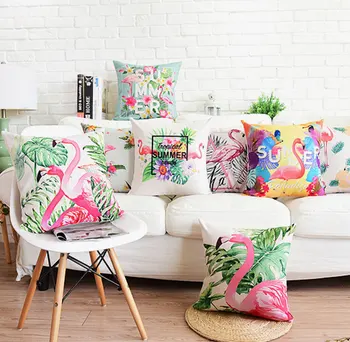 

Free Shipping!!Cute pink bird square throw pillow/almofadas case adult teen child kid,fashion forest cushion cover home decore