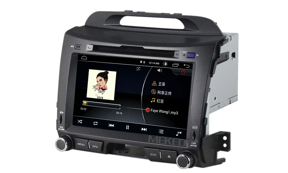 Cheap Quad core Android8.1 car multimedia player for kia sportage 2011-2015 support dvd player gps navigator Bluetooth radio 3G wifi 28