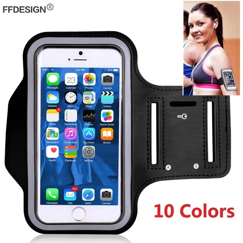 

Armband Gym Running Sports Phone Case for iPhone X XS Max XR 5 SE 5s 6 6s 7 8 Plus Phone Bag Case Cover Holder on Hand Armband
