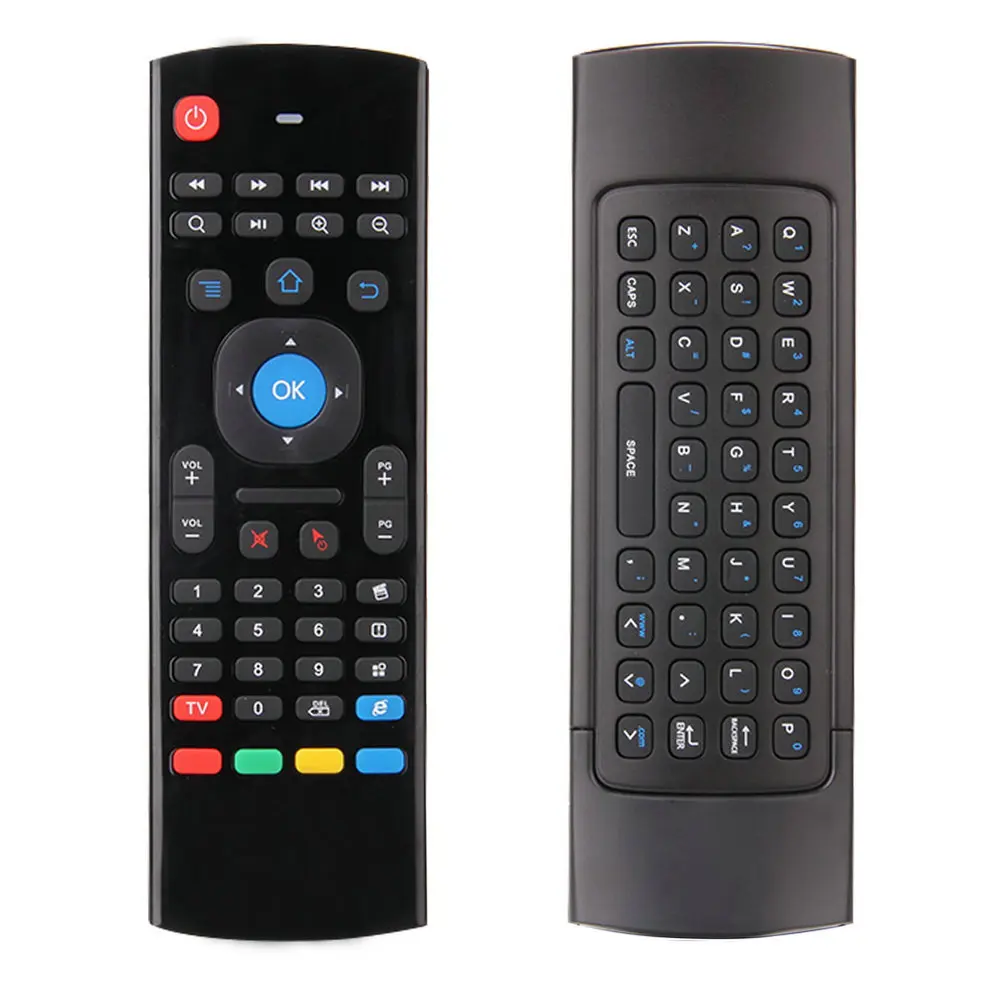 

1 Set 2.4G Mini Wireless Remote Control Full Keyboard & TV Remote Air Mouse with USB Receiver For Android TV Box Mini PC