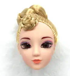 NK один шт Fashion Doll глава goldenhair реалистичные Средства ухода для век DIY Интимные аксессуары для Барби Kurhn Doll Best для девочек подарок для детей DIY