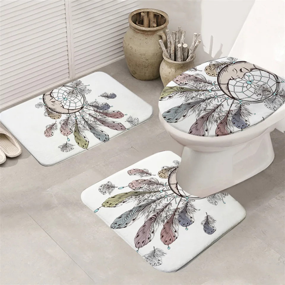 Постельное белье Outlet Moon Dreamcatcher коврик для ванной комнаты 3 предмета нескользящий